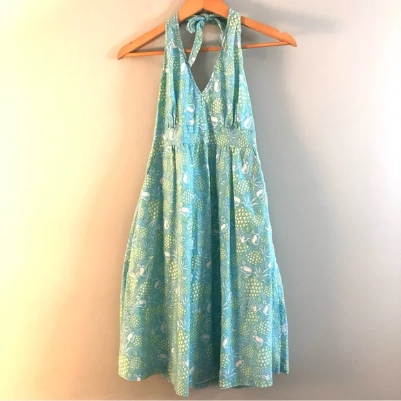vineyard vines halter dress VINEYARD VINES Coral Pink Polka Dot Halter Dress Sz 6 NWT Derby
